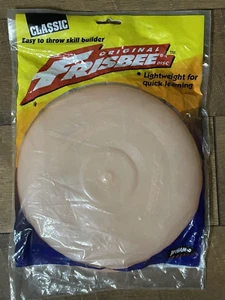 Vintage 1985 Classic Wham-O Mattel Frisbee Spiel Neu in Verpackung versiegelt hellrosa - Bild 1 von 2
