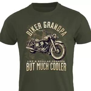 Camiseta de Motocicleta De Colección Abuelo Como Un Abuelo Regular Pero Mucho Más Cool - Imagen 1 de 13