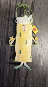Dept 56 Krinkles Green Tree Bag Lady Christmas Ornament Patience Brewster IOB - Picture 1 of 6