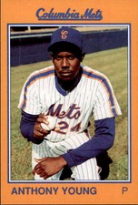 1989 Columbia Mets Grand Slam #28 Anthony Young Houston Texas TX Baseball Card
