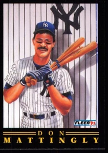 1991 Fleer Pro-Provisions Don Mattingly New York Yankees #11 - Bild 1 von 2