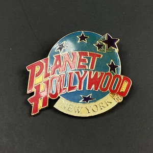 Prendedor de metal vintage de colección Planet Hollywood New York con solapa trasera - Imagen 1 de 4