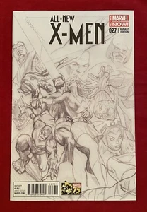 Nuevo X-Men #27 Alex Ross 1:300 Boceto Variante Casi Nuevo Marvel Comics 2014 ¡75 Años! - Imagen 1 de 4