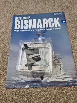 1/200 HACHETTE BAU DAS BISMARCK SCHIFFS-MODELL BATTLESHIP AUSGABE 84 INKL. TEIL - Bild 1 von 2