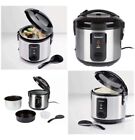 Rice Cooker Electric Non Stick Cooking Pot Steamer Stainless Steel Keep Warm 1kg