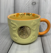 Starbucks Autumn Maple Leaf Fox Ceramic Mug Cup 355ml