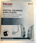 NEW Beurer HA85 RIC Digital Silver Hearing Amplifiers adjustable volume