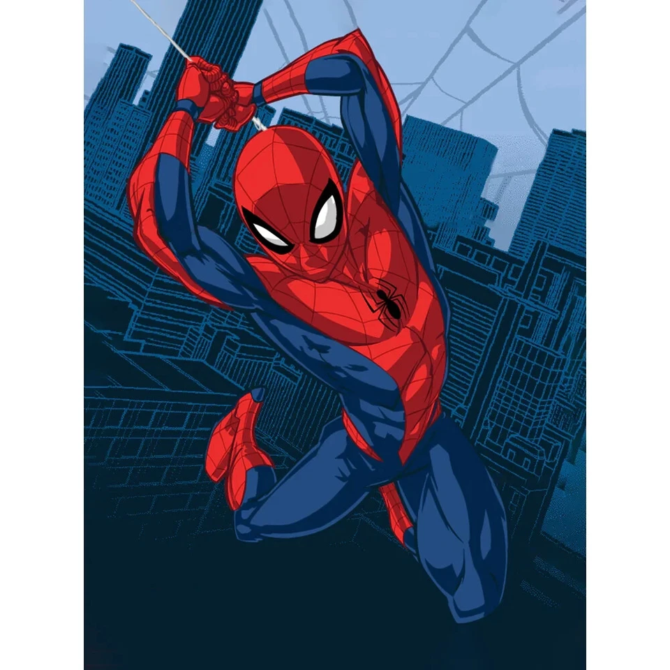 Manta Spider-Man City Swing Baby Raschel 40" x 50" de Marvel Foto 1 de 2