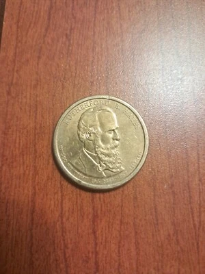 Moneda de un dólar de Estados Unidos 2011 Rutherford B. Hayes XIX Presidente (1877-1881) Foto 1 de 2