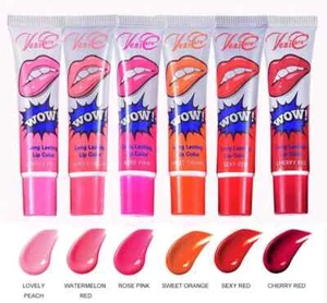 Mancha de labios para permanecer y despegar manchas de labios - Impermeable de larga duración 6 colores vibrantes - Imagen 1 de 13