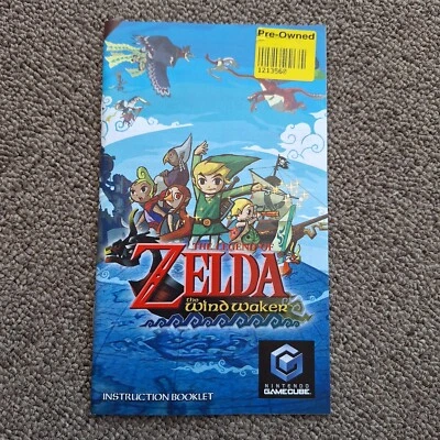 Blue Manual Only The Legend of Zelda: The Wind Waker GameCube Australian Version - Image 1 of 4