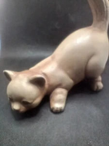 Scultura Gatto Vintage Le Marten 1978 **FIRMATA** - Foto 1 di 5