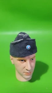 Dragon 1/6TH Scale WW2 German Flat Field Cap Grey - Picture 1 of 2