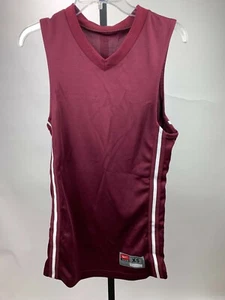 Mens Nike Baseline Sleeveless Basketball Jersey - Maroon Size XS 509144-670 - Picture 1 of 4