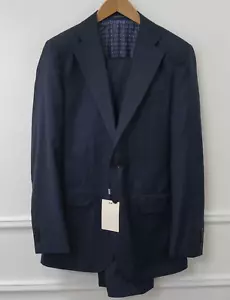 Traje de suministro de traje para hombre azul marino La Spalla Vitale Barberis talla 98 EU50L UK/US40L - Imagen 1 de 13
