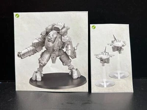 Traje de batalla Warhammer 40k Tau Empire XV95 Ghostkeel + 2 drones NoS - Imagen 1 de 2