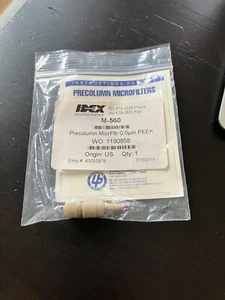 Microfiltro precolumna IDEX M-560 0,5 μm PEEK - Imagen 1 de 2