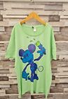 WOMENS H&M DIVIDED GREEN NOVELTY DISNEY MICKEY MOUSE GRAPHIC CASUAL TSHIRT TOP L