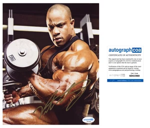 Victor Martinez Signed 8x10 Photo Professional Bodybuilder Autograph ACOA COA - Picture 1 of 3