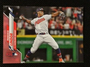 2020 Francisco Lindor Topps Update Pink Parallel #U-143 Serial #25/50 NM - Bild 1 von 2