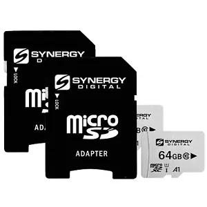 Synergy Digital 64GB, UHS-I MicroSDXC Memory Cards - Class 10, U1 - Pack of 2 - Picture 1 of 6