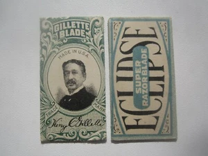 2x VINTAGE RAZOR BLADE - Picture 1 of 2