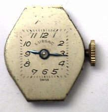 Antique Vintage ELOGA  17 jewel Swiss Watch Movement For Parts Repurpose # W57