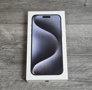 iPhone 15 Pro Max (boîte seule) 1 To bleu TITANE - Photo 1 sur 8