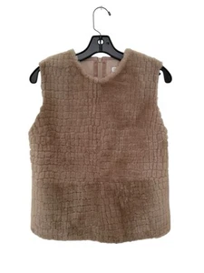 Brunello Cucinelli Shearling Vest Size 40 - Picture 1 of 3
