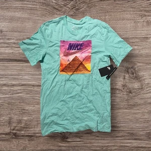 Nike Air Swoosh Egyptian Pyramid Graphic T Shirt Print Logo Size Small - Picture 1 of 4