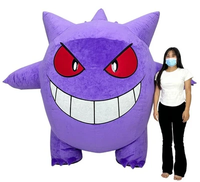 Disfraz Inflable Gengar Peluche Mascota Caminar Traje Halloween Juegos con disfraces Fiesta Foto 1 de 4