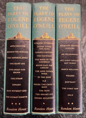 The Plays of Eugene Oneill (3 Vol Hardcovers, 1955) Random House Foto 1 de 4