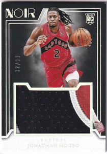 2024-25 Panini Noir NBA Nr. Rjm-Mog Jonathan Mogbo Rookie Patch 32/99 - Picture 1 of 2