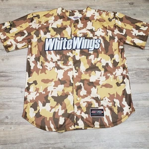Rio Grande Valley WhiteWings Jersey Mens Pro 48 Camo Baseball Jimenez 23 Signed - Picture 1 of 11