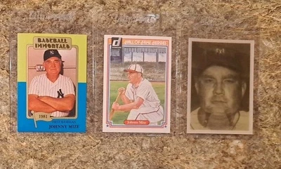 (3) Johnny Mize 1983 TCMA Immortals Card Donruss Hero 1986 Sportflics HOF Greats - Image 1 of 4