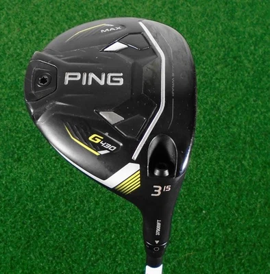 Very Good Ping G430 Max 15* 3 Fairway Wood, Alta CB 65 S Stiff, Standard, No HC - Image 1 of 4