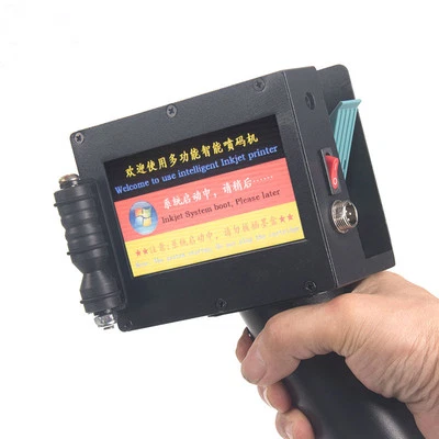 4.3" Touch screen Handheld Inkjet Printer Expiry Date Carton Paper Coding Marker - Image 1 of 4