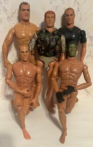 1990's Lot of 5 Vintage Pawtucket , RI ~ Hasbro GI Joe Action Figures Dolls - Picture 1 of 16