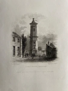 1834 Antique Print; Harwich Lighthouse, Essex after W.H. Bartlett - Picture 1 of 2