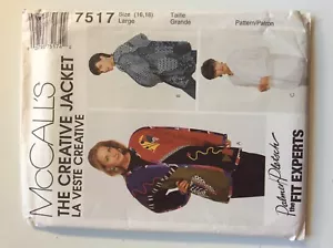 McCall's 7517 Misses' Lined Or Unlined Jackets Size Small (8,10) - Picture 1 of 3