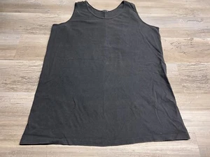 Canotta vintage anni 90 sbiadita dal sole bianca nera senza maniche punto singolo taglia XL - Foto 1 di 5