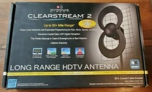 Antennas Direct ClearStream 2 w/ Mount Long Range HDTV Antenna C2-CJM-30 (NEW) - Picture 1 of 5