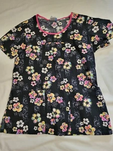 Womens Small High Quality Medical Scrub Top - Picture 1 of 2