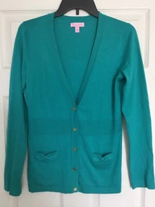 Lilly Pulitzer Pullover Größe M Damen Cardigan grün - Bild 1 von 4
