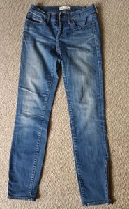 Madewell Skinny Switchyard Jeans Size 25 Womens Medium Wash Zippered Ankle - Bild 1 von 5