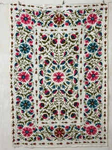 BESTSELLER Handmade Suzani Bedsheet !! Boho Home & Garden , Festival Room Decor - Picture 1 of 5