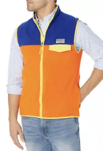 NEW Polo Ralph Lauren Color Block Brushed Fleece Pocket Vest XL $168 msrp NWT - Picture 1 of 10