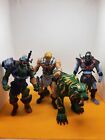 2001 Masters Of The Universe Figures Lot He Man Battle Cat Skeletor Man In Arms
