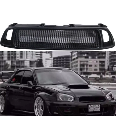 Parrilla de parachoques delantero de fibra de vidrio panal para Subaru Impreza 8º 2004-2005 Foto 1 de 4