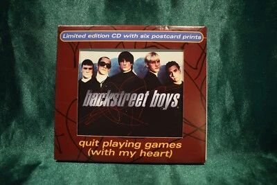 Backstreet Boys 'Quit Playing Games (With My Heart' Limited Edition CD Postcards - Image 1 of 4